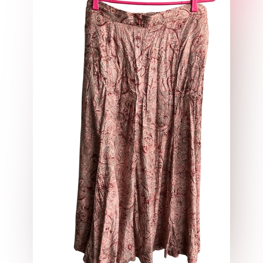 KORET vintage skirt paisley pink size 14